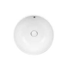 Раковина-чаша Qtap Amazon 430х430х160 White з донним клапаном QT02117043NW
