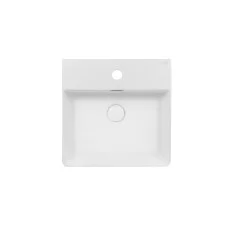 Раковина Qtap Nando C 405х405х125 White з донним клапаном QT12117040CW