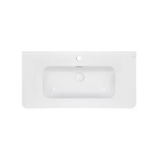 Раковина Qtap Albatross 9H 1000х460х180 White з донним клапаном QT01119100HW