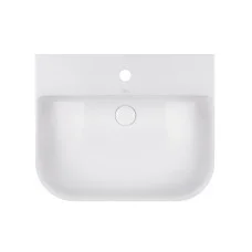Раковина Qtap Stork 565х475х180 White з донним клапаном QT1511L736W