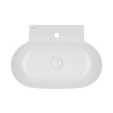 Раковина Qtap Cardinal 565х400х130 White з донним клапаном QT0411K177W