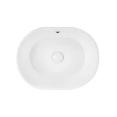 Раковина-чаша Qtap Robin 505х385х190 White з донним клапаном QT1311A025W