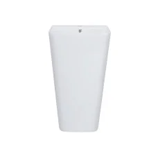 Раковина для підлоги моноблок Qtap Tern 440х380х830mm White з донним клапаном QT1711G302W