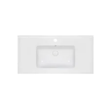 Раковина Qtap Albatross E49 1000х490х200 White з донним клапаном QT01119100E49W