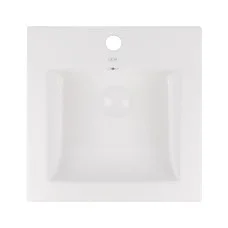 Раковина Qtap Stork 420x420x170 White з донним клапаном QT15116037W