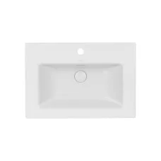 Раковина Qtap Stork 610х420х170 White з донним клапаном QT1511L738W