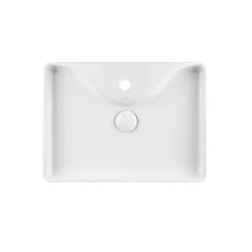 Раковина-чаша Qtap Crow 515х370х120 White з донним клапаном QT0511A064W