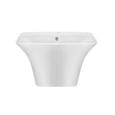 Раковина підвісна моноблок Qtap Crow 600х430х385 White з донним клапаном QT0511G835W