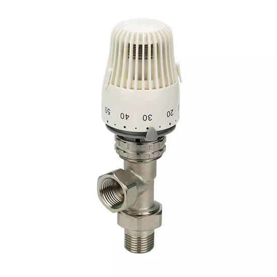 Кран RTL 1/2" термостат. кут у зборі для тепл. підлог KARRO (KR2003+KR2152) {1}