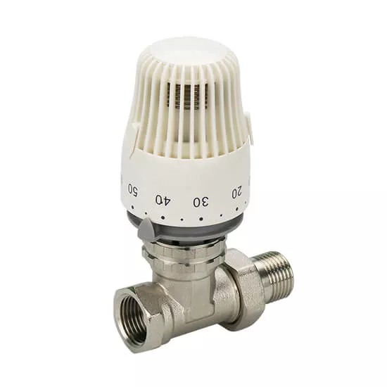Кран RTL 1/2" термостат. прямий у зборі для тепл. підлог KARRO (KR2004+KR2152) {1}