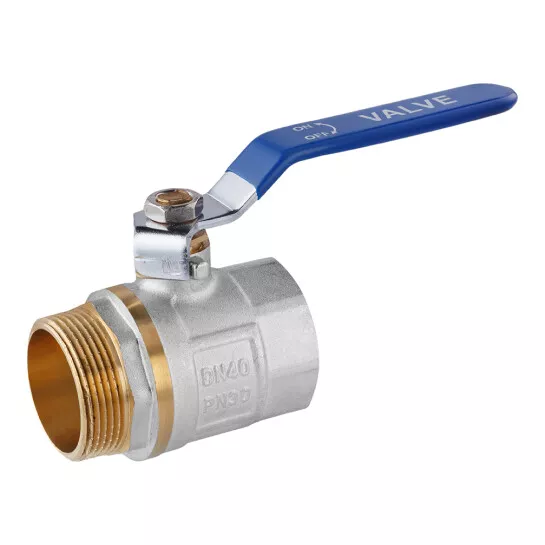 Кран кульовий VALVES 1 1/2" ВЗ (синя ручка) {30/3}