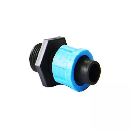 SL-002(3/4") Муфта нар.резьба  3/4" для ленты (КРАТНО ПАЧКЕ) {1200/100}