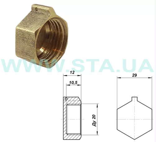Заглушка  3/4" В STA {1000/20}
