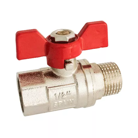 Кран кульовий KARRO STANDART+    3/4" ВЗ (червоний метелик) {120/12}