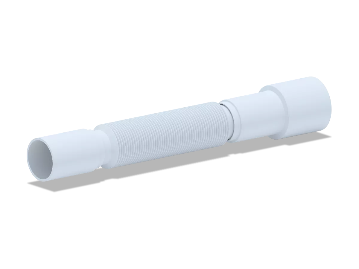 Гнучка труба ANI-plast K406, 40 x 40/50 (351-761 мм)