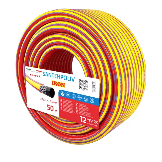Шланг IRON 1/2" x 50 м, 3х шар. (кратно 50) {50}