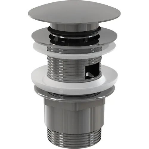 A390 донний клапан 1 1/4" з переливом Chrome Alca**