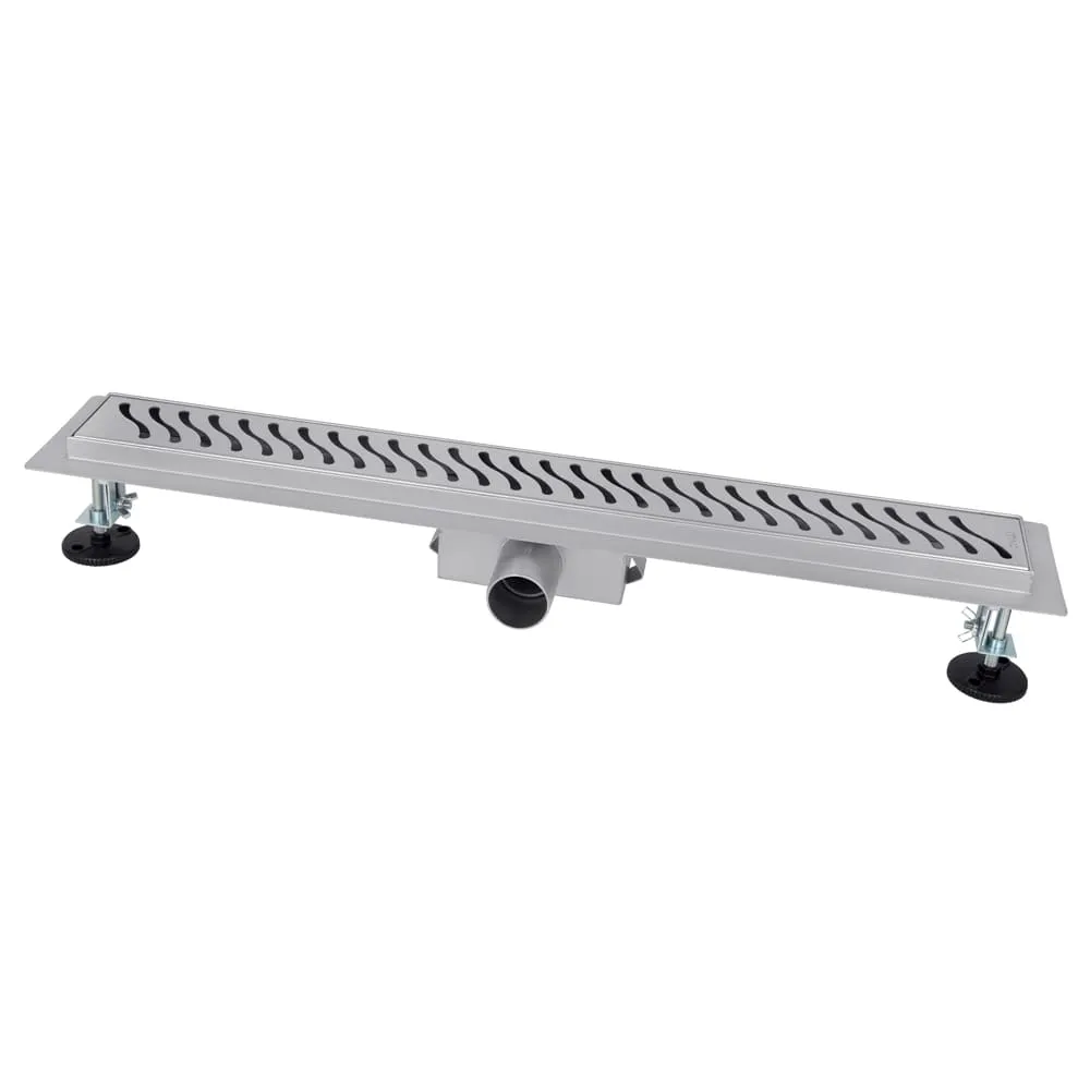IT02-FT09/600 ITAL Душовий трап 600 мм, комбінований гідрозатвор, Brushed nickel (блістер) {5/1}