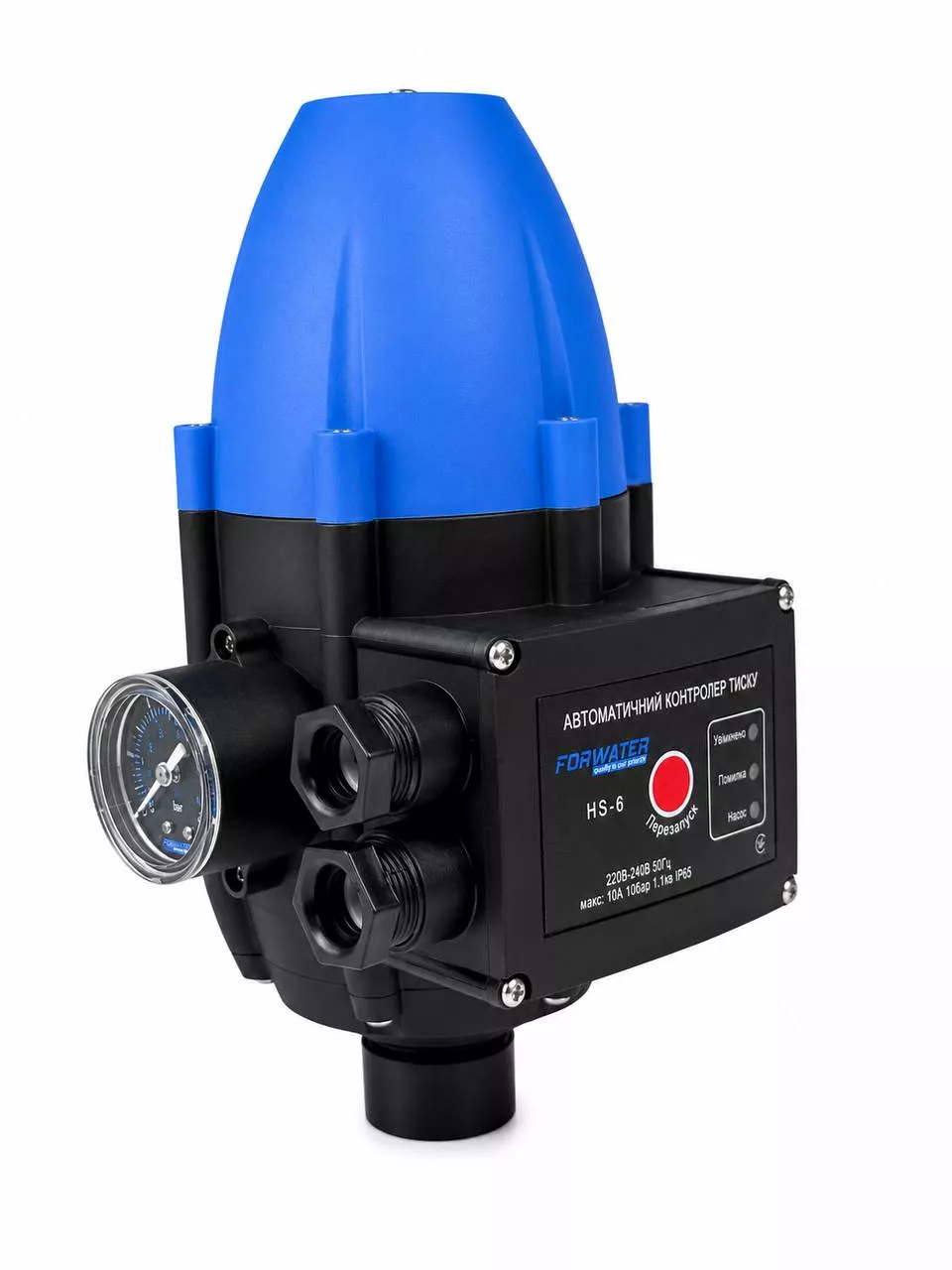 FORWATER HS-6  автом. прес-контроль, Restart, 1,1кВт, 1" {12}
